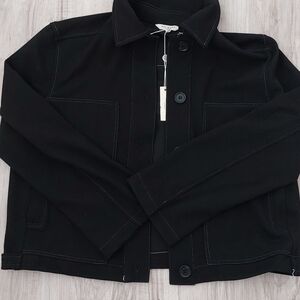 Black Button-Up Jacket